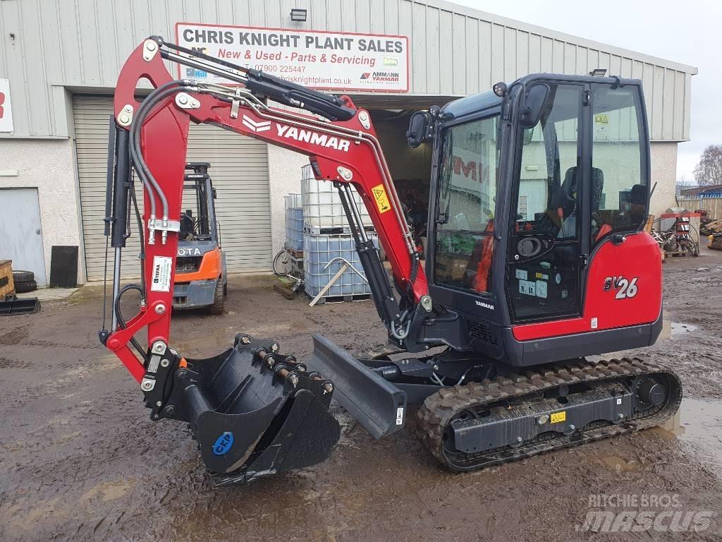 Yanmar SV26 小型挖土機/掘鑿機<7t(小型挖掘機)