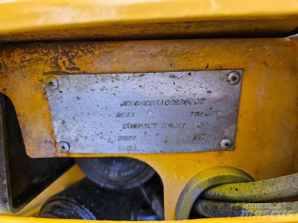 JCB 8025 ZTS 小型挖土機/掘鑿機<7t(小型挖掘機)