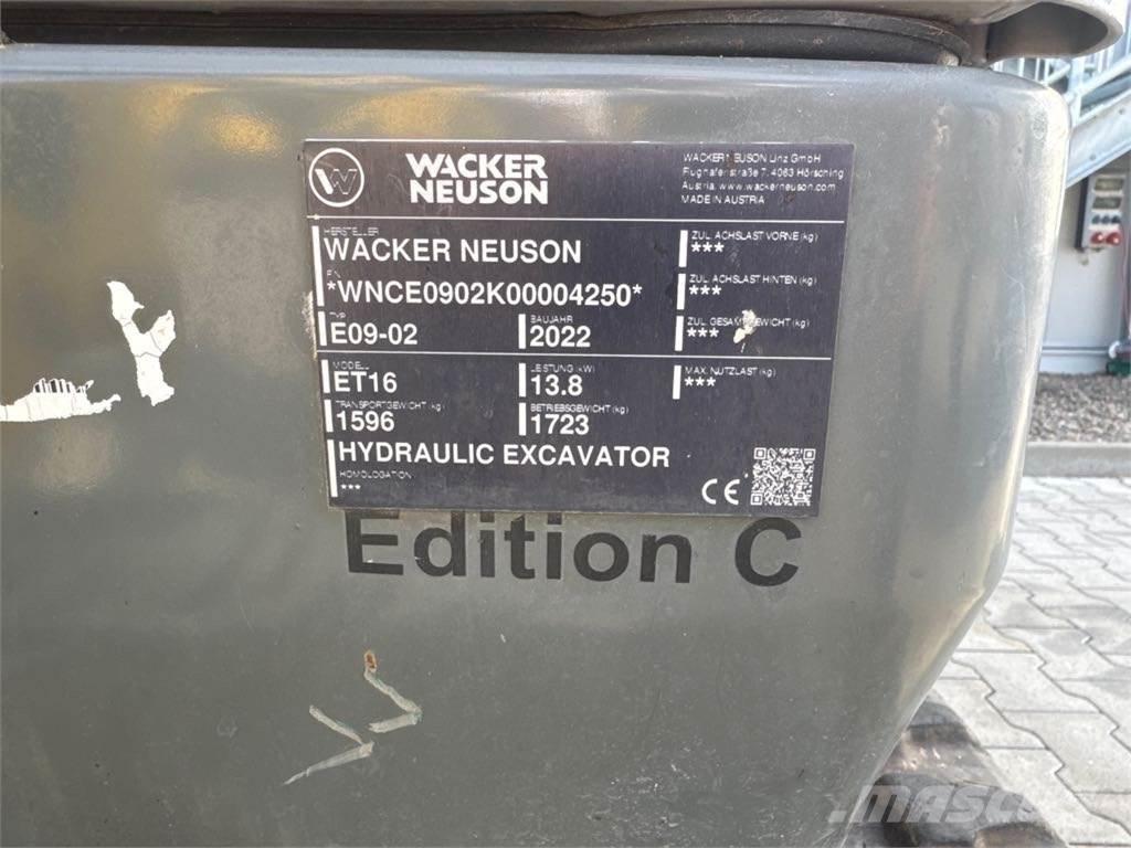 Wacker Neuson ET16 履帶式 挖土機/掘鑿機/挖掘機
