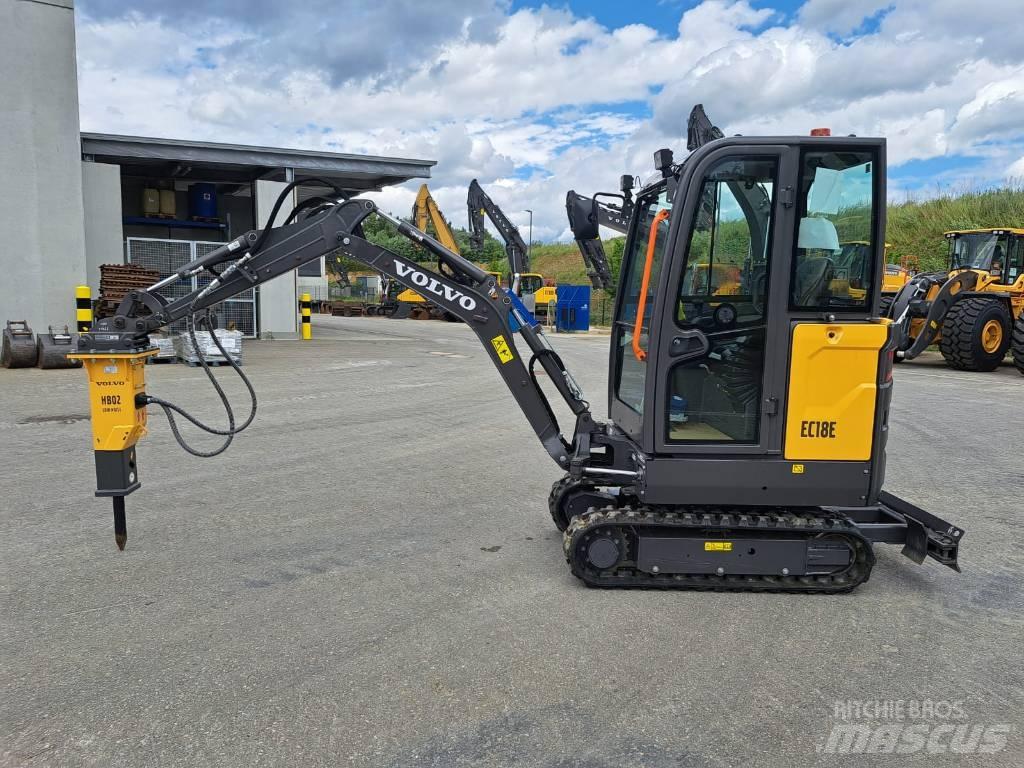 Volvo EC 18 E 小型挖土機/掘鑿機<7t(小型挖掘機)