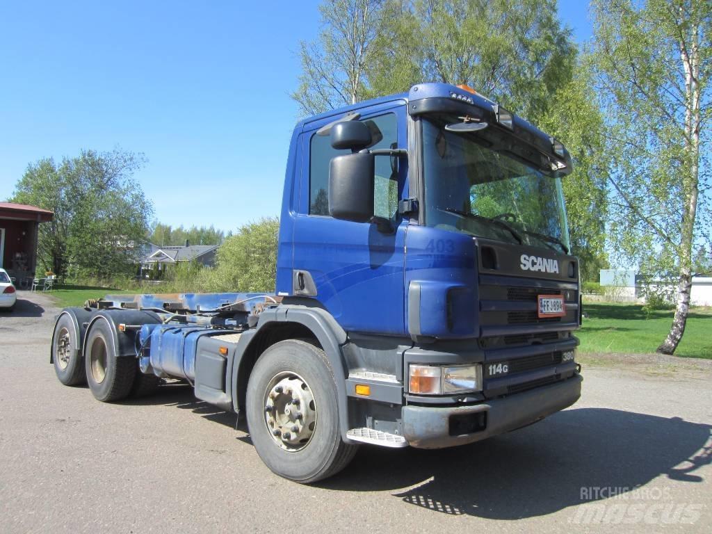 Scania P114 GB 起重可拆卸式卡車
