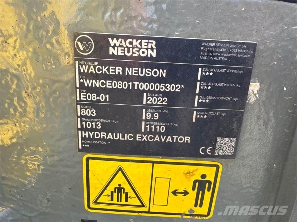 Wacker Neuson 803 履帶式 挖土機/掘鑿機/挖掘機