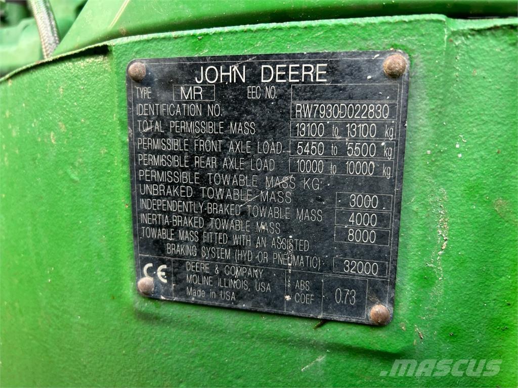 John Deere 7930 曳引機