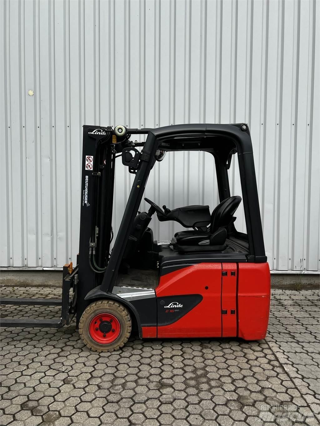 Linde E16C 電動堆高機