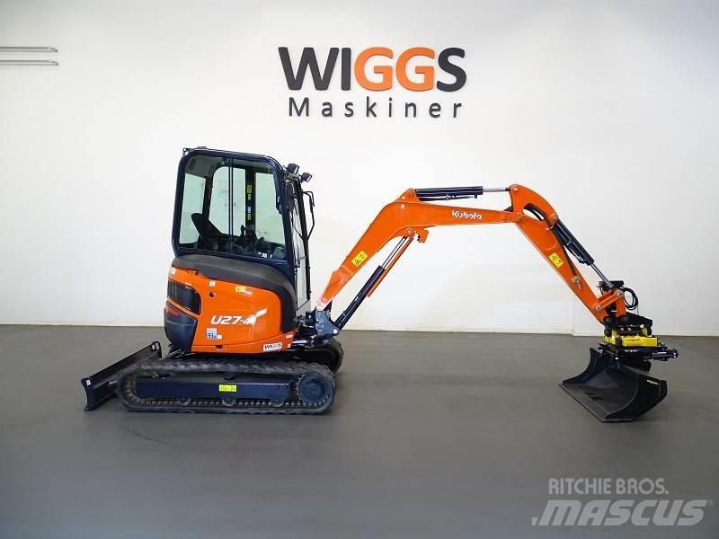 Kubota U 27-4 小型挖土機/掘鑿機<7t(小型挖掘機)