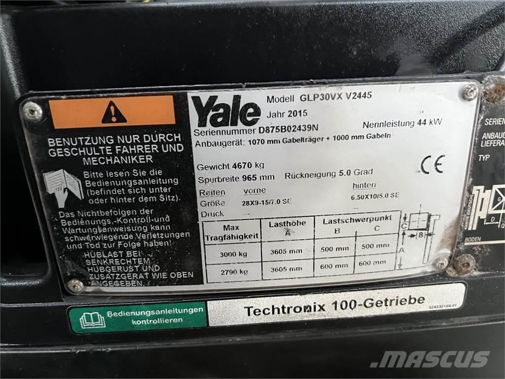 Yale GLP30VXV2445 液化石油氣LPG卡車