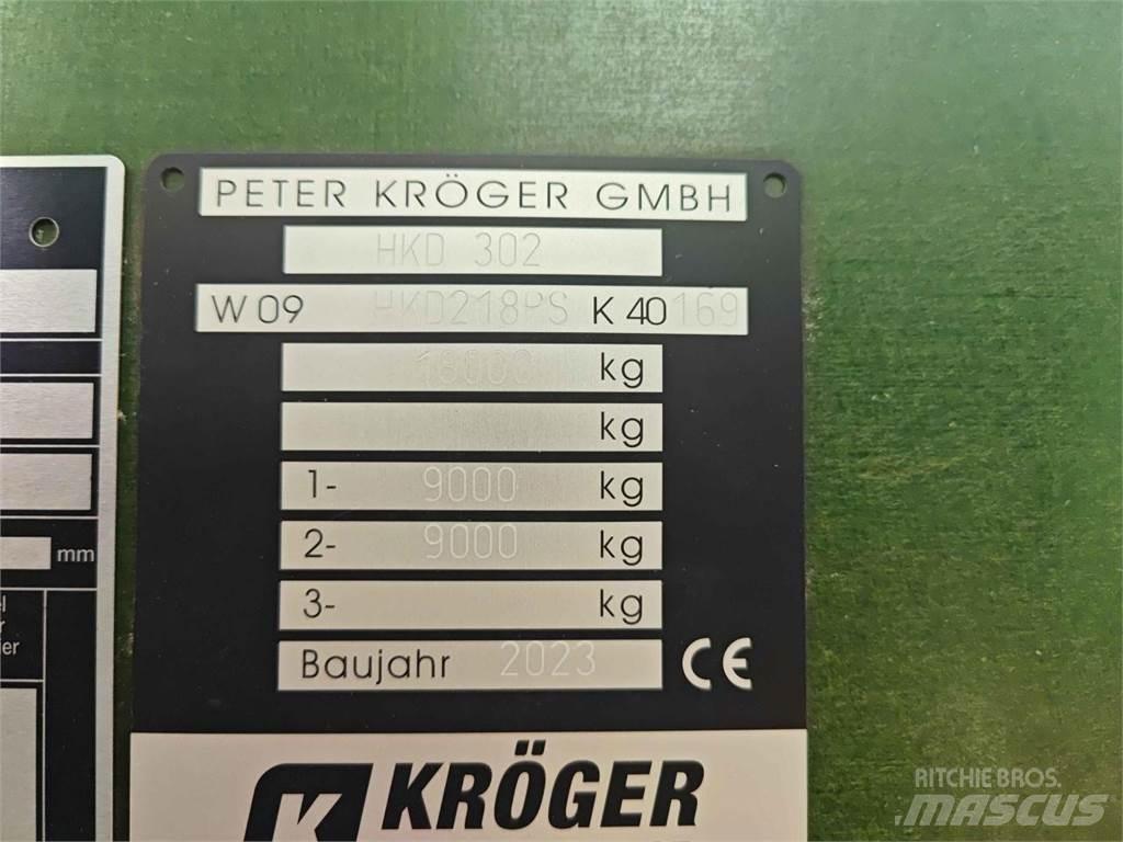 Kröger HKD 302 傾卸式拖車