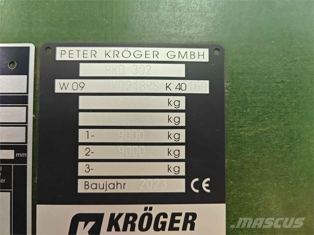 Kröger HKD 302 傾卸式拖車