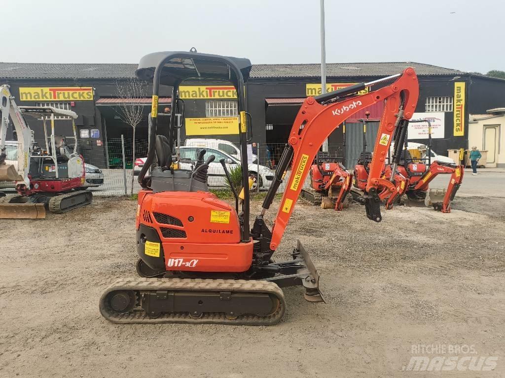 Kubota U 17-3 小型挖土機/掘鑿機<7t(小型挖掘機)