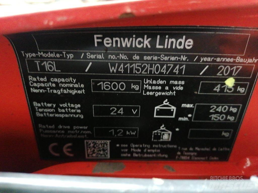 Linde T16L 低架升降機