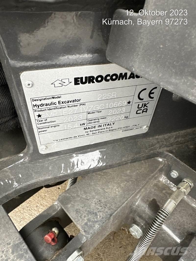 Eurocomach 22SR 小型挖土機/掘鑿機<7t(小型挖掘機)