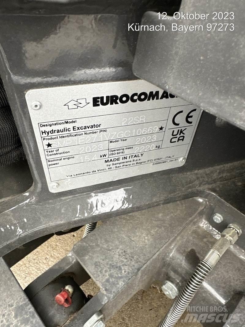 Eurocomach 22SR 小型挖土機/掘鑿機<7t(小型挖掘機)