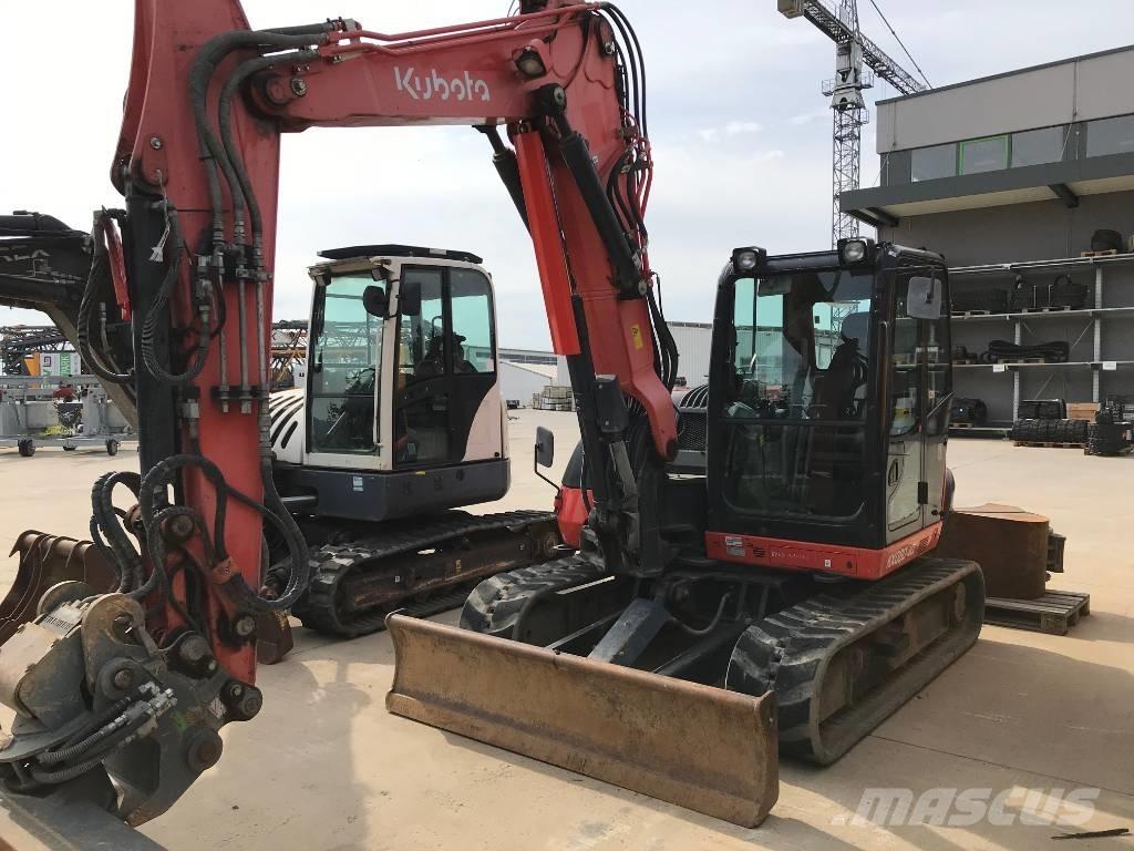 Kubota KX 080-4 中型挖土機/掘鑿機/挖掘機 7t-12t