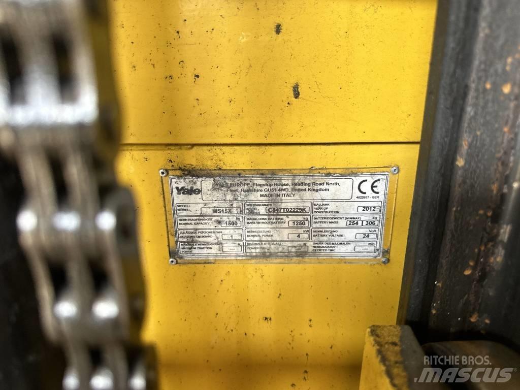 Yale ms15x 手拉式油壓拖板車