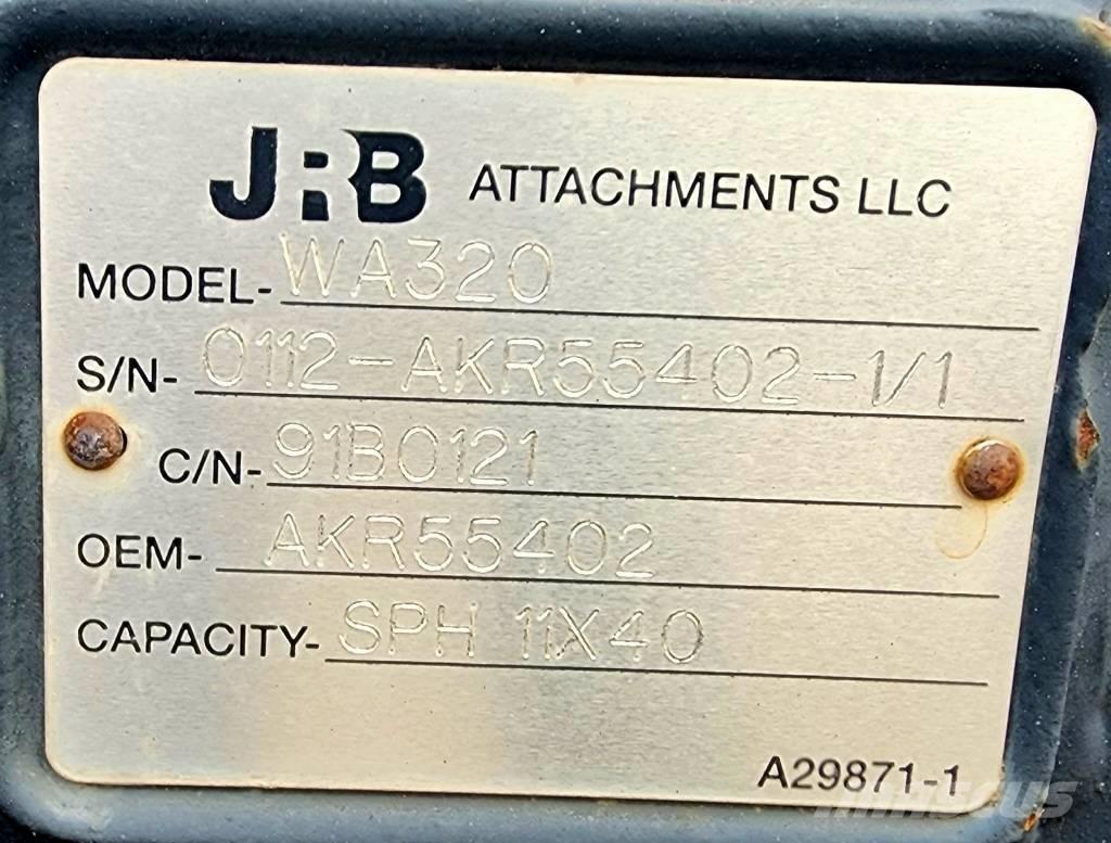 JRB Snow Plow WA320 其他組件
