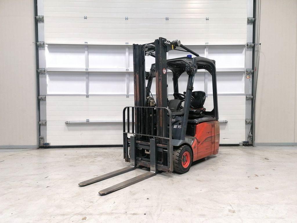 Linde E16C-01 電動堆高機