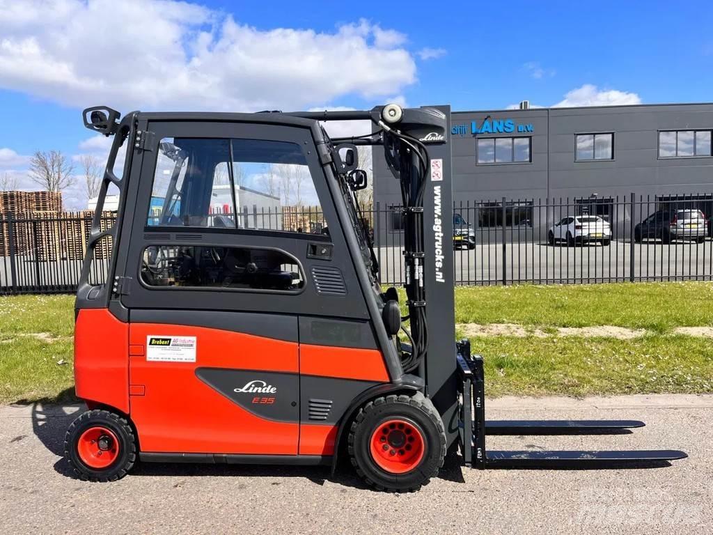 Linde E35HL-01 電動堆高機