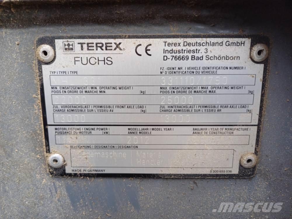 Fuchs MHL 331 廢棄物/工業用操作車