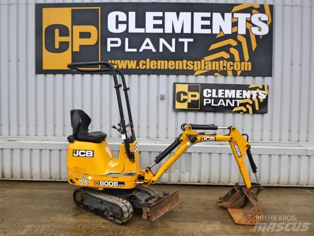 JCB 8008 CTS 小型挖土機/掘鑿機<7t(小型挖掘機)
