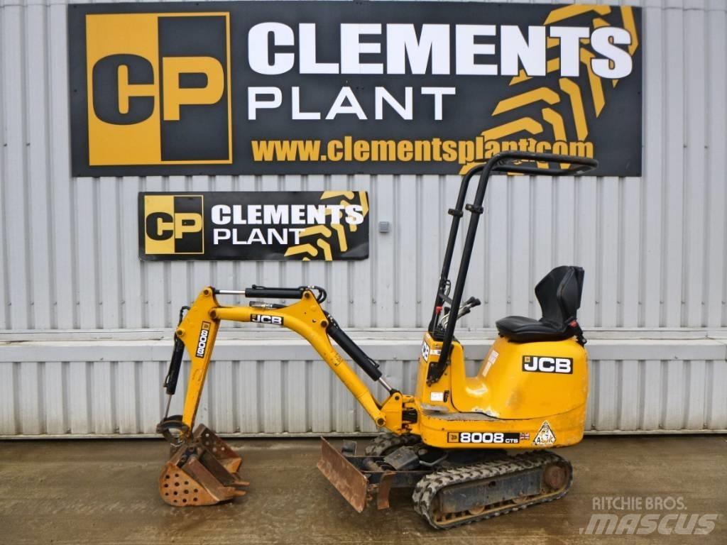 JCB 8008 CTS 小型挖土機/掘鑿機<7t(小型挖掘機)