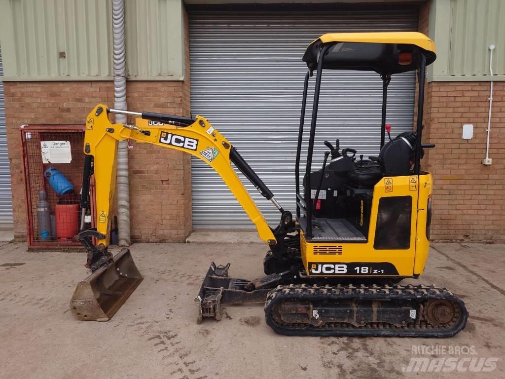 JCB 18 Z 小型挖土機/掘鑿機<7t(小型挖掘機)