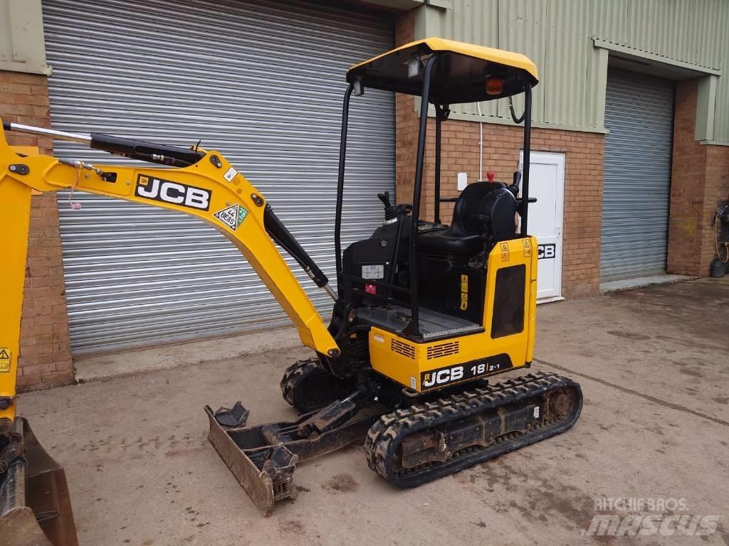 JCB 18 Z 小型挖土機/掘鑿機<7t(小型挖掘機)