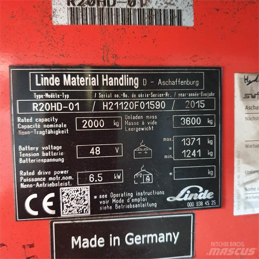 Linde R20HD 前伸式堆高機(叉車)