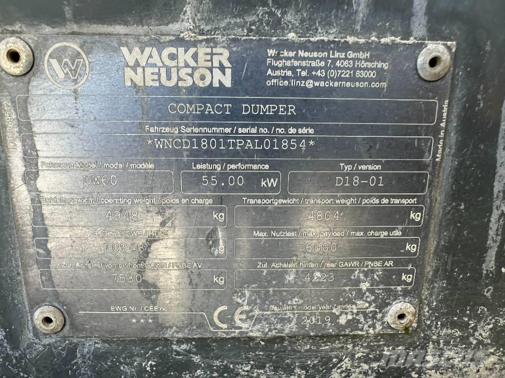 Wacker Neuson DW 60 側卸礦車