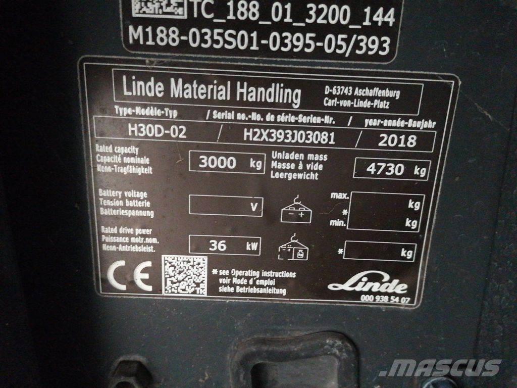Linde H30D-02 柴油卡車