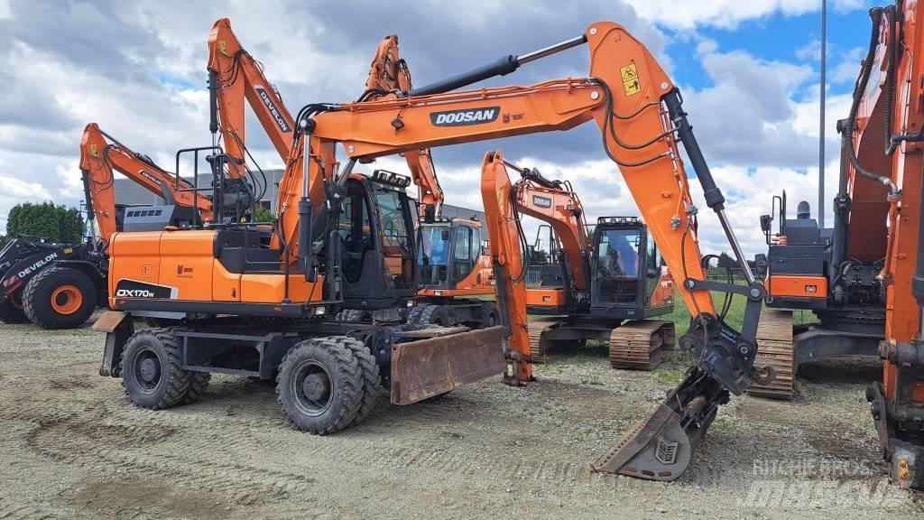 Doosan DX 170 W 旋轉式挖土機/掘鑿機/挖掘機