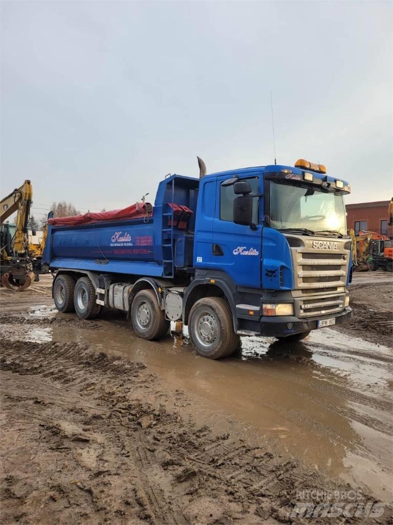 Scania R 420 8X4 裝載運輸卡車