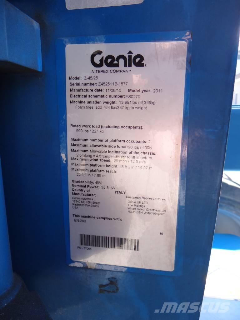 Genie Z 45/25 J RT 曲臂高空作業車