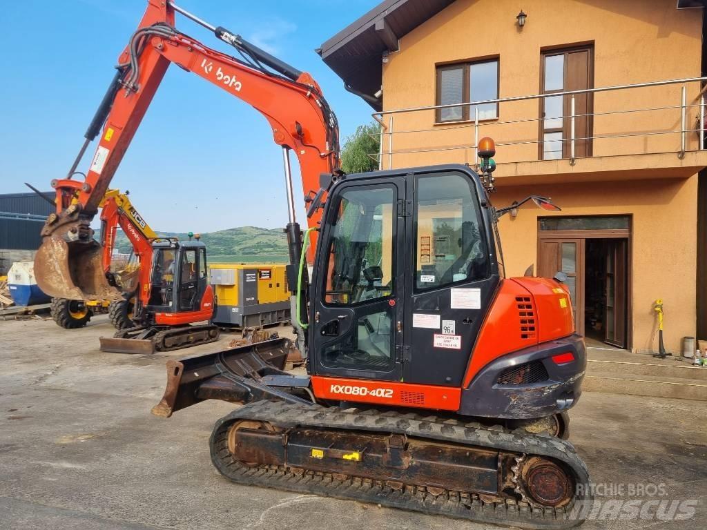 Kubota KX 80-4 中型挖土機/掘鑿機/挖掘機 7t-12t