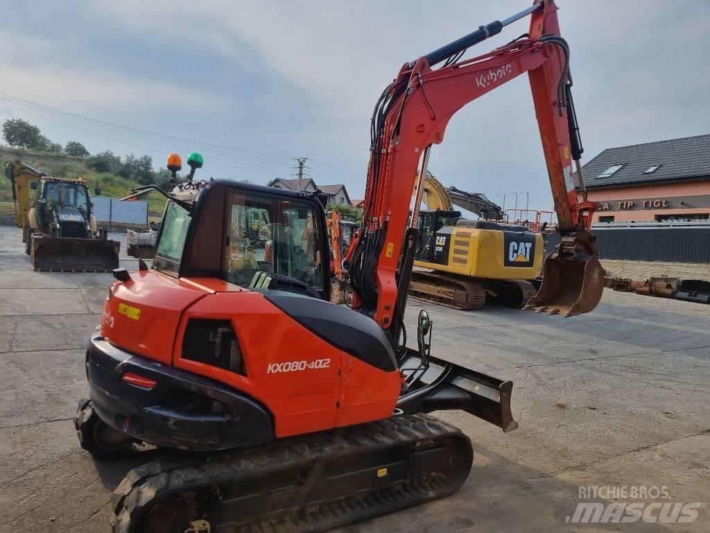 Kubota KX 80-4 中型挖土機/掘鑿機/挖掘機 7t-12t