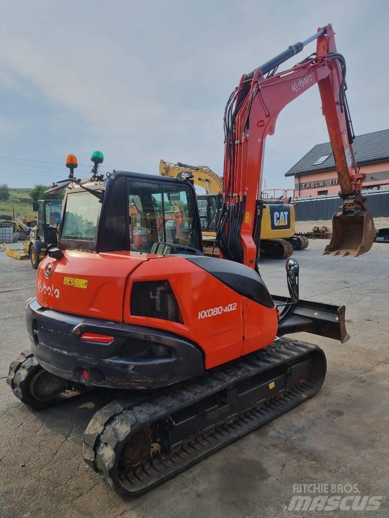 Kubota KX 80-4 中型挖土機/掘鑿機/挖掘機 7t-12t