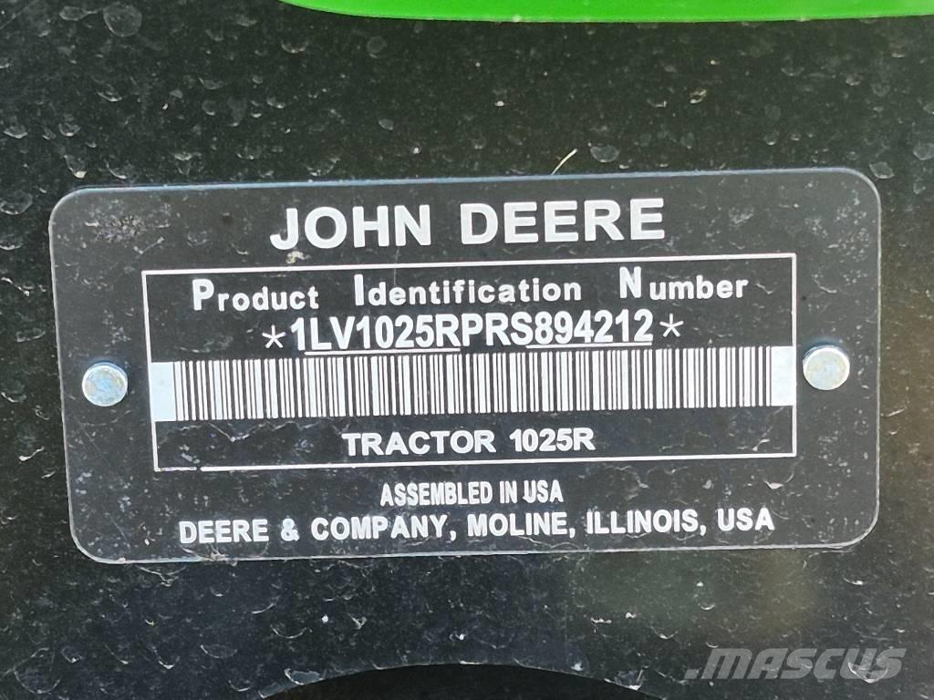 John Deere 1025 R 曳引機
