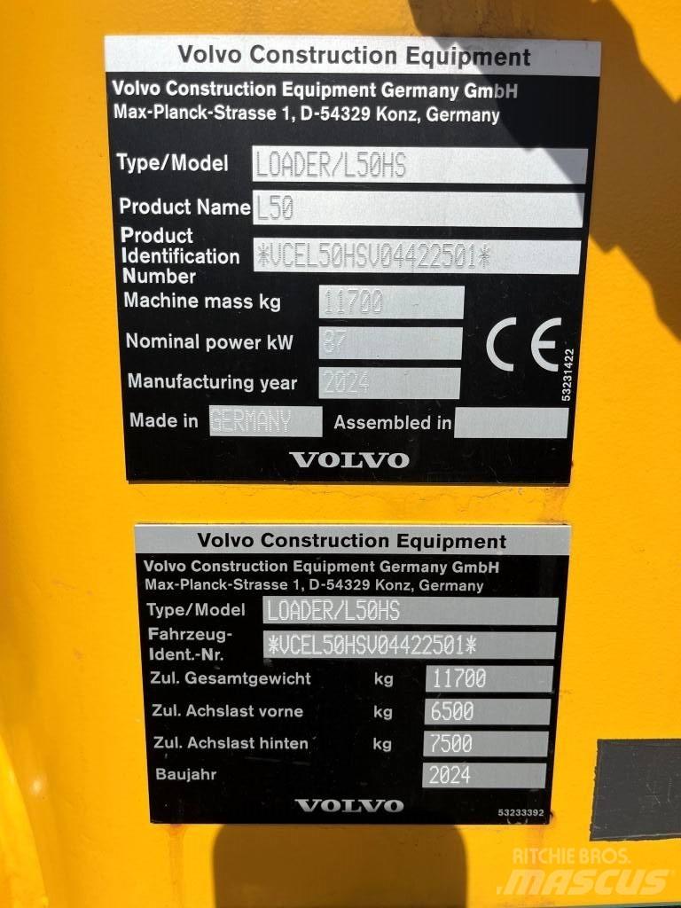Volvo L50H 輪胎式裝載機