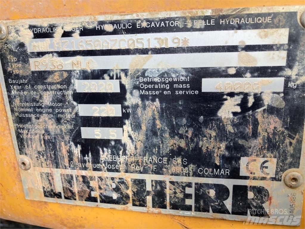 Liebherr R938 履帶式 挖土機/掘鑿機/挖掘機