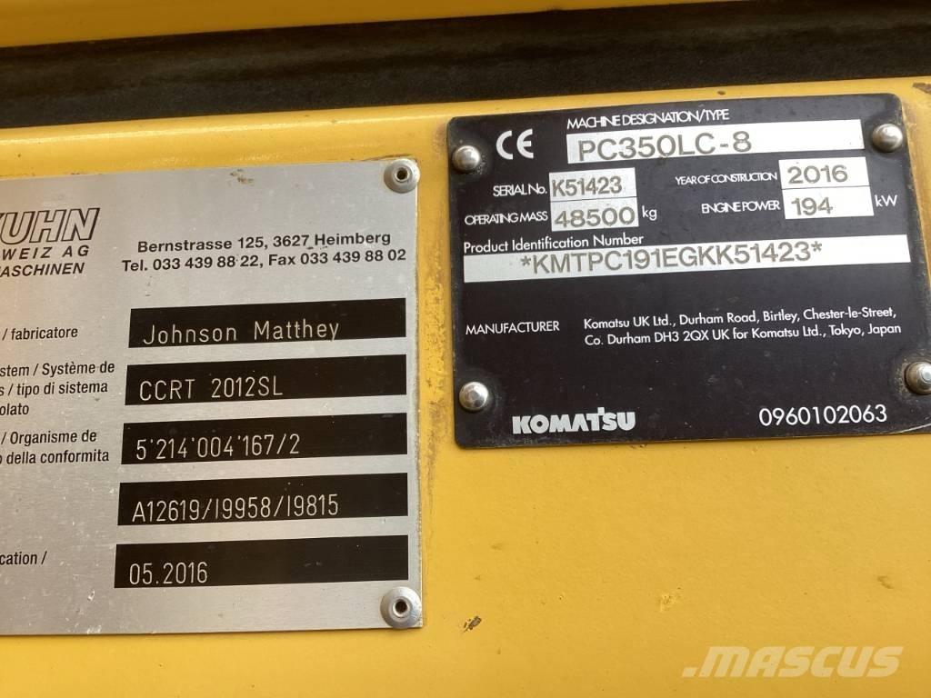 Komatsu PC 350 LC-8 拆卸式挖土機/掘鑿機/挖掘機