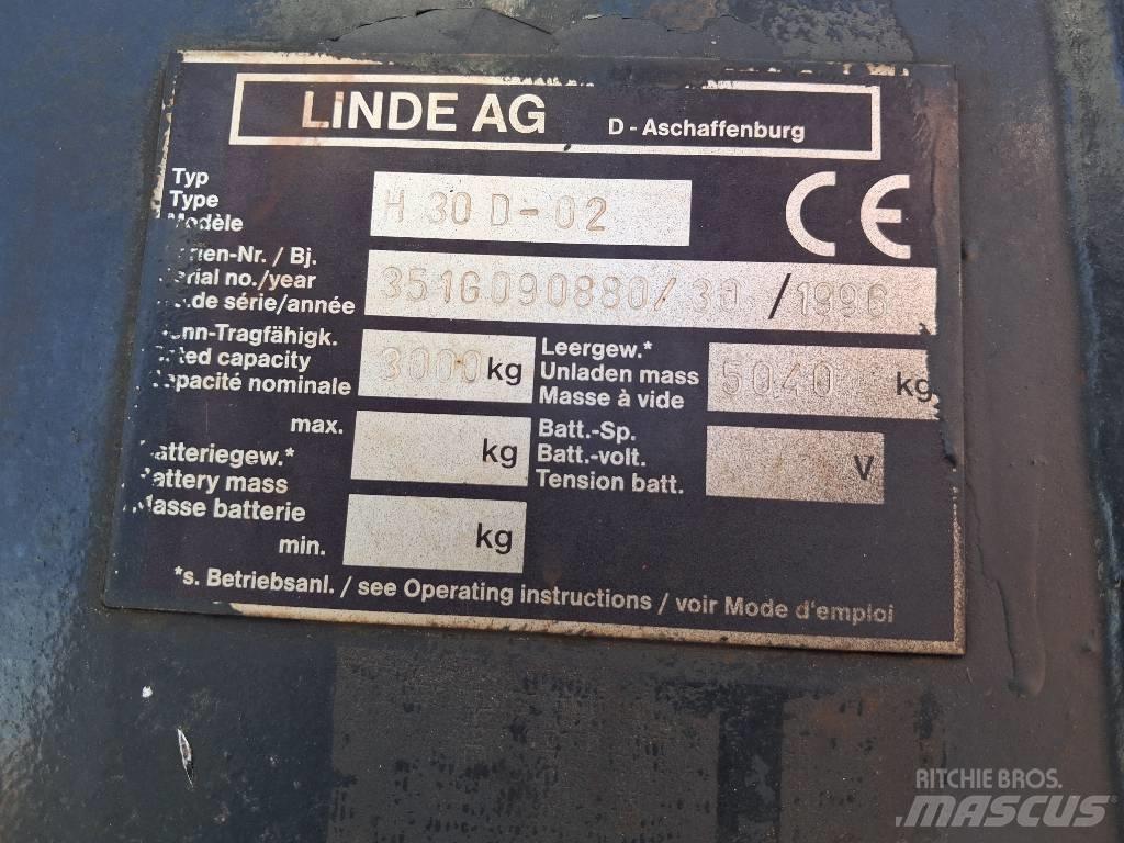 Linde H 30 D 柴油卡車