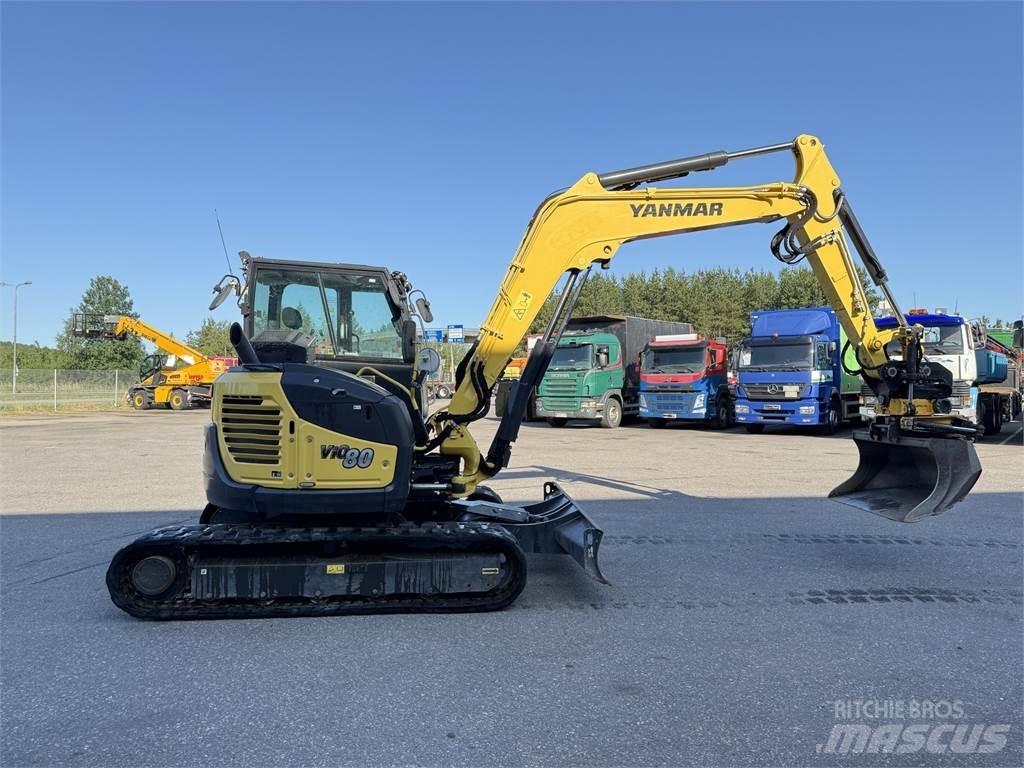 Yanmar Vio 80-1A 中型挖土機/掘鑿機/挖掘機 7t-12t