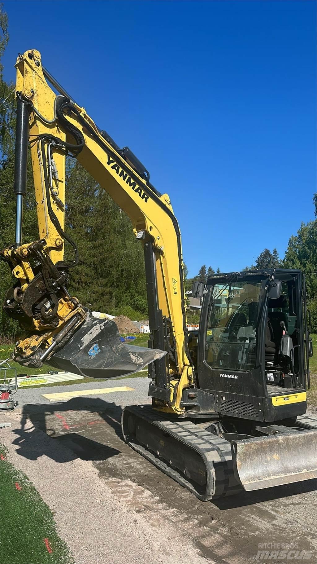 Yanmar Vio 80-1A 中型挖土機/掘鑿機/挖掘機 7t-12t