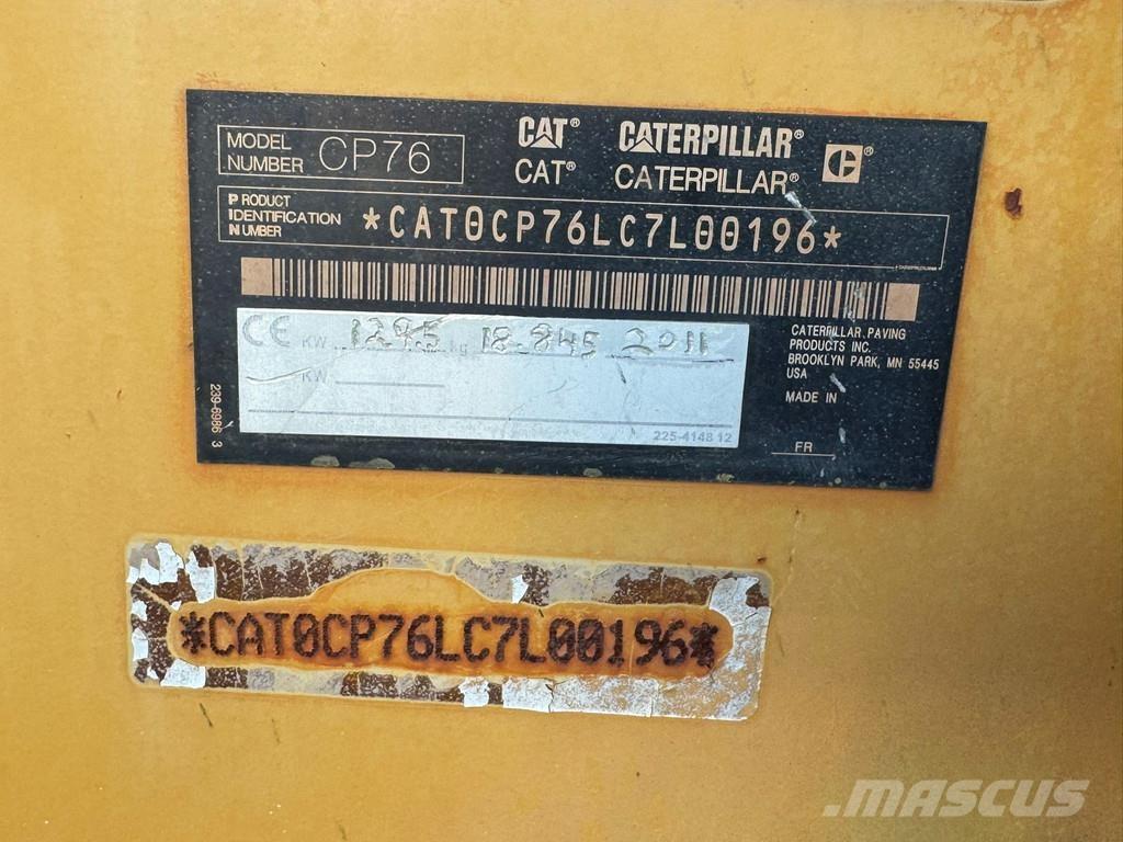 CAT CP76 (19t) 單輪滾壓機