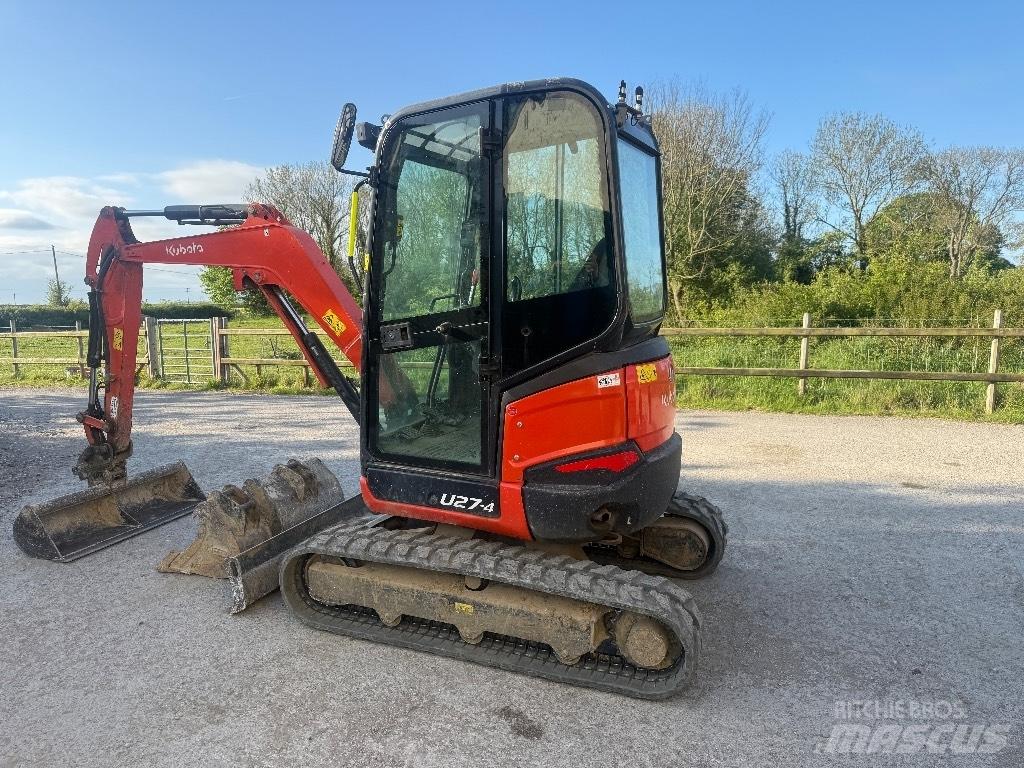 Kubota U 27-4 小型挖土機/掘鑿機<7t(小型挖掘機)