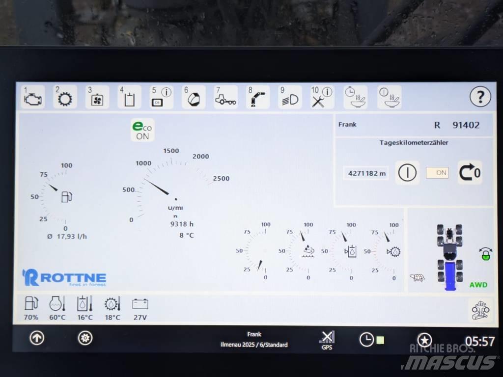 Rottne H21 SP 761 收穫機