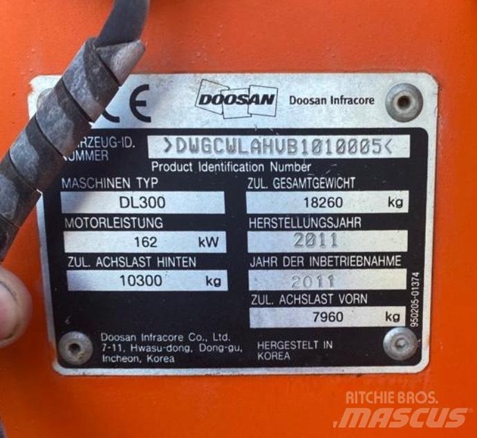Doosan DL 300 輪胎式裝載機