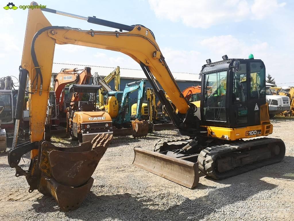 JCB 100 C 中型挖土機/掘鑿機/挖掘機 7t-12t
