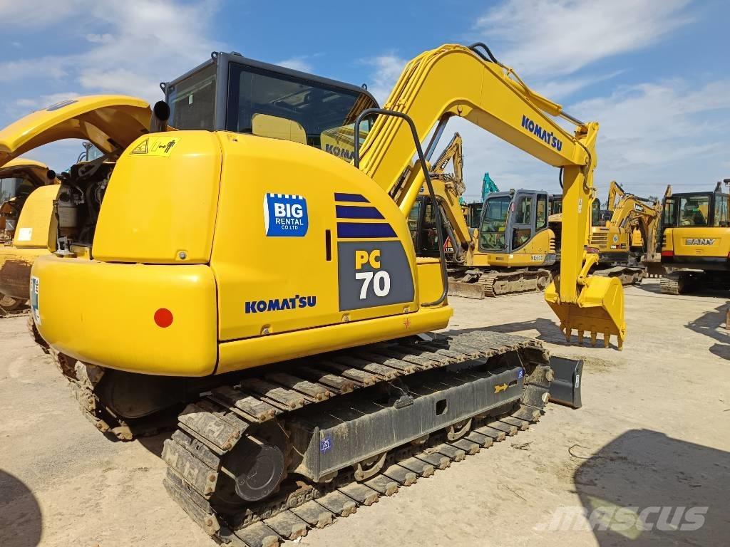 Komatsu PC 70 中型挖土機/掘鑿機/挖掘機 7t-12t