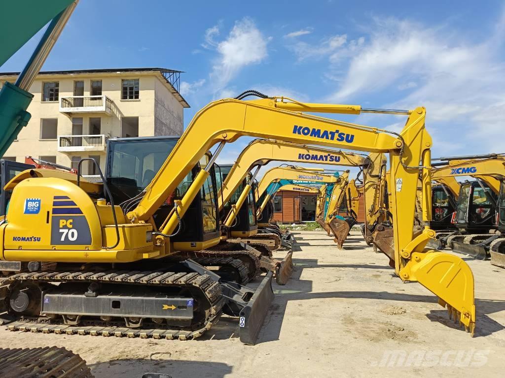 Komatsu PC 70 中型挖土機/掘鑿機/挖掘機 7t-12t