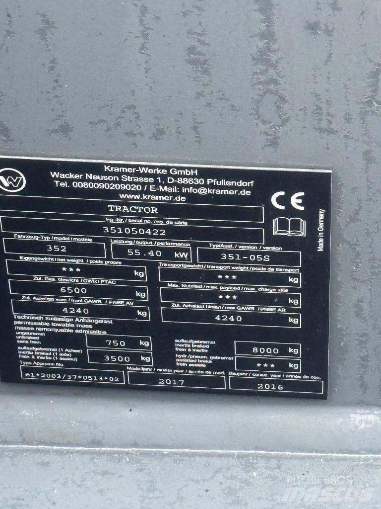 Kramer 8085 輪胎式裝載機